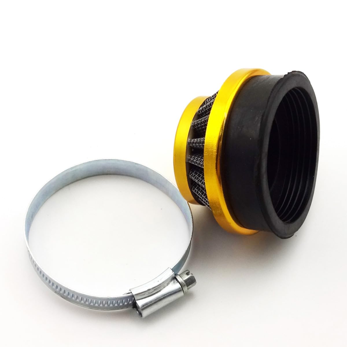 XLJOY 60 mm goldener Performance-Luftfilter für Gas Mini ATV Dirt Pocket Bikes Motorrad von XLJOY