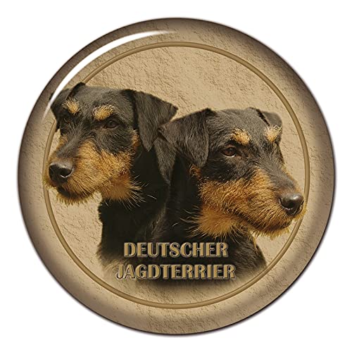 Xlnb. 1. 3 cm / 17 cm. Selbstklebende Aufkleber Deutscher Jagdterrier Hund Auto Aufkleber Dekore auf Stoßfänger hinten Fenster Laptop (Size : Width 20 cm) von XLNB