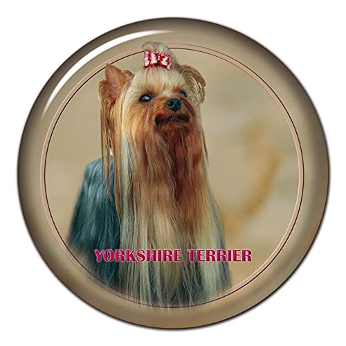 Xlnb. 13cm / 17cm Abnehmbare Abziehbild Yorkshire Terrier V2 Auto Aufkleber Wasserdichtes Zubehör auf Stoßfänger hinten Fenster Laptop WC (Size : Width 30 cm) von XLNB