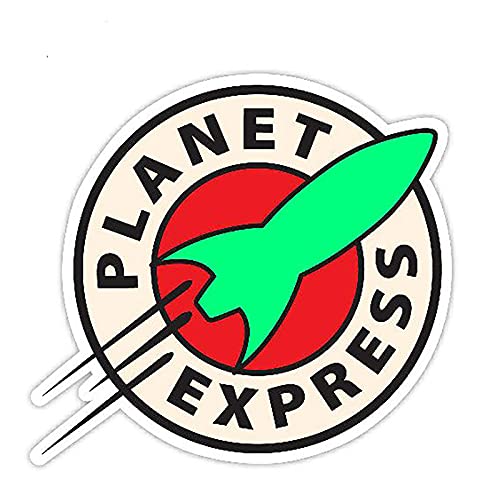 Xlnb. Autoform Planet Express Decals Cartoon Auto Aufkleber wasserdichte Auto Motor Dekorative Grafiken PVC-Abziehbilder (Size : 13cm) von XLNB