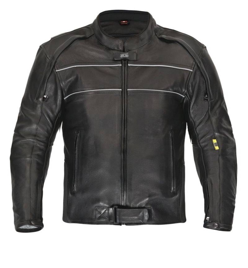 XLS Motorrad Lederjacke Classic Sports Schwarz von XLS