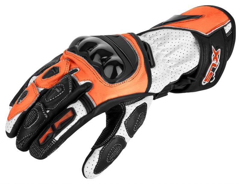 Motorradhandschuhe von XLS Race Line Orange von XLS