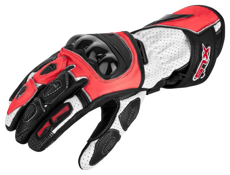 Motorradhandschuhe von XLS Race Line Rot von XLS