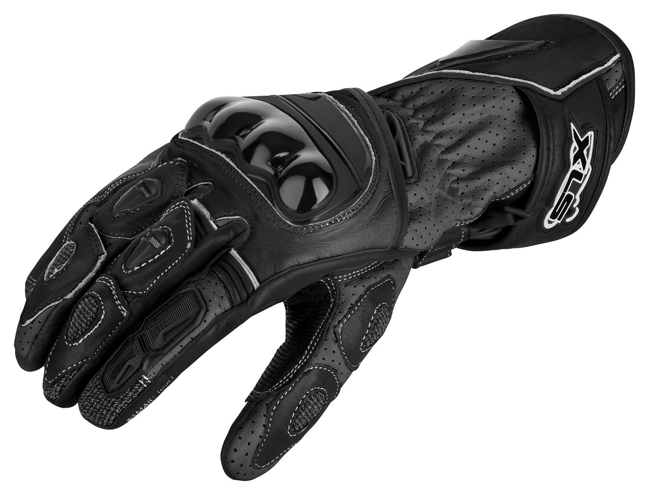 Motorradhandschuhe von XLS Race Line Schwarz von XLS