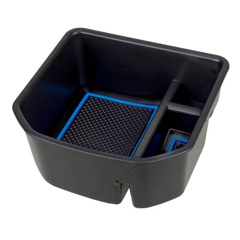 Armlehnen Auto-Center Armlehnen-Stapelbox Schwarz Mit Blue-Line-Organisationsablage von XLXMKNKPDZ