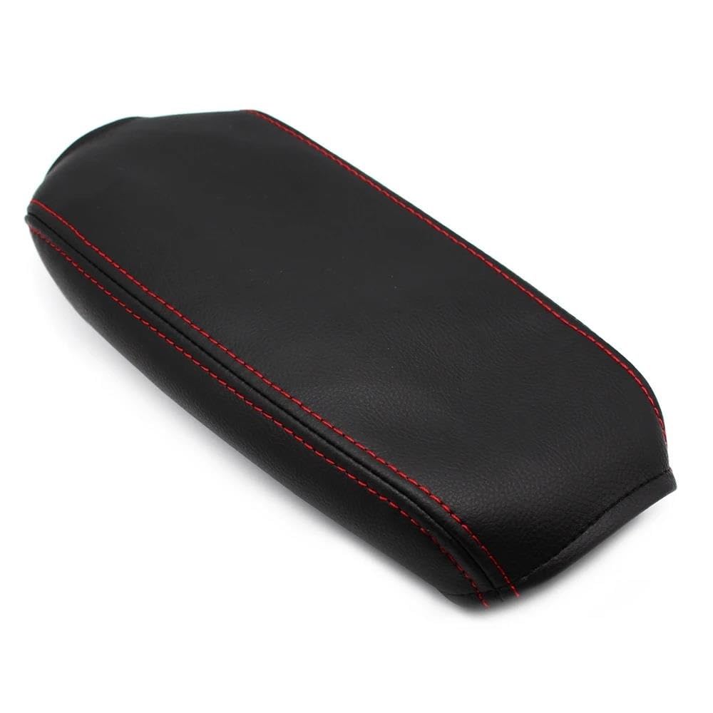 Armlehnen Auto Center Console Armlehne Box Abdeckung Für Golf 5 Für MK5 2005 2006 2007 2008 2009 2010 Mikrofaser Leder Schutz Pad(Black-red line) von XLXMKNKPDZ