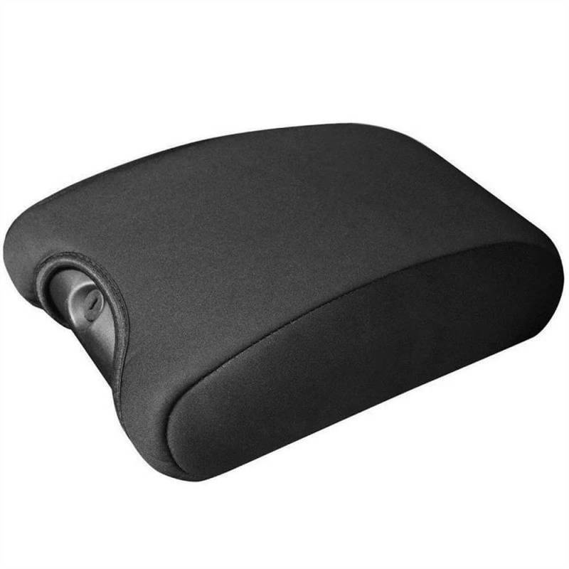 Armlehnen Auto Center Console Armlehne Box Pad Soft Cover Schwarz Tuch Armlehne Lagerung Box Decor Schützen Matte Für Wrangler JK 2011-17 von XLXMKNKPDZ