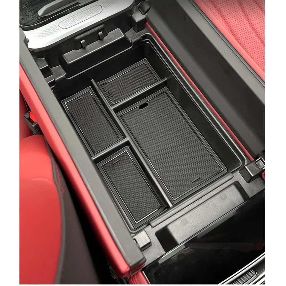 Armlehnen Für Chery Exeed Rx 2023 Auto Center Konsole Organizer Lagerung Innen Armlehne Lagerung Box Änderung Auto Styling Zubehör(With silicone pad) von XLXMKNKPDZ