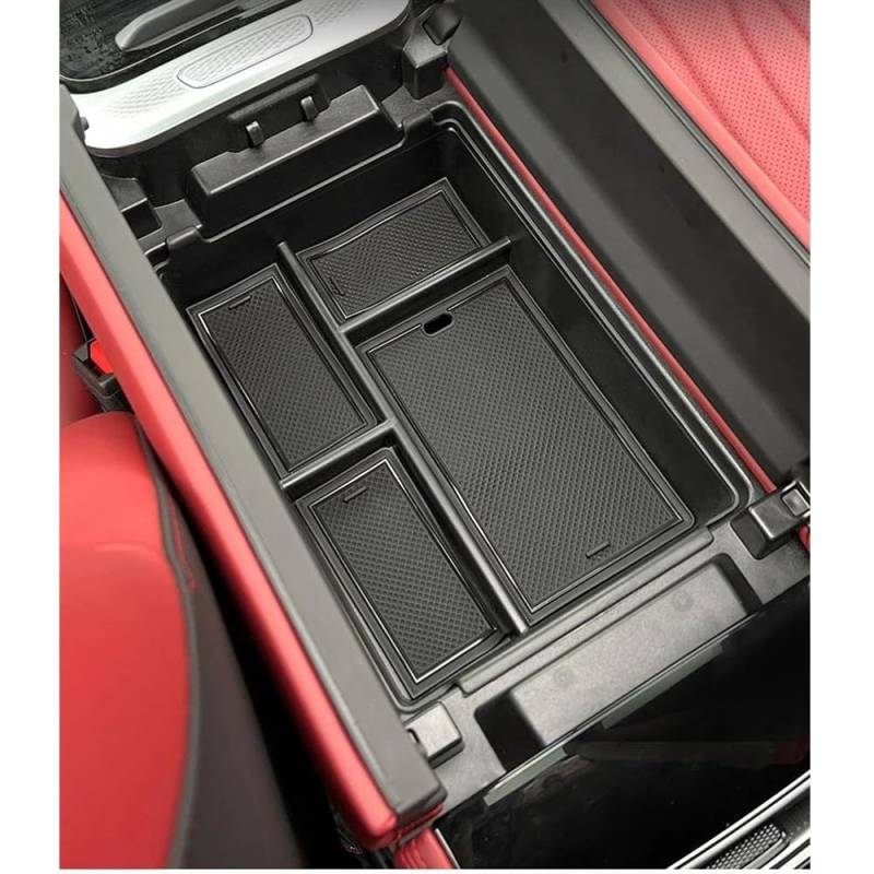 Armlehnen Für Chery Exeed Rx 2023 Auto Center Konsole Organizer Lagerung Innen Armlehne Lagerung Box Änderung Auto Styling Zubehör(With silicone pad) von XLXMKNKPDZ