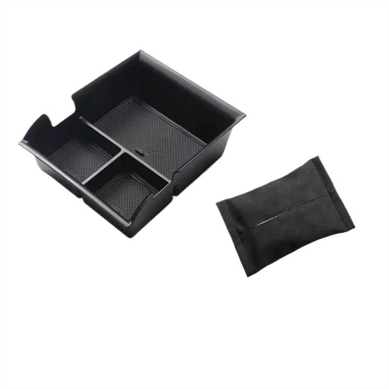 Armlehnen Zentrale Steuerung Armlehne Aufbewahrungsbox Für BYD Yuan Plus Organizer Fall Container Verstauen Auto Zubehör Für BYD Atto 3 2022 2023(2pcs Set) von XLXMKNKPDZ