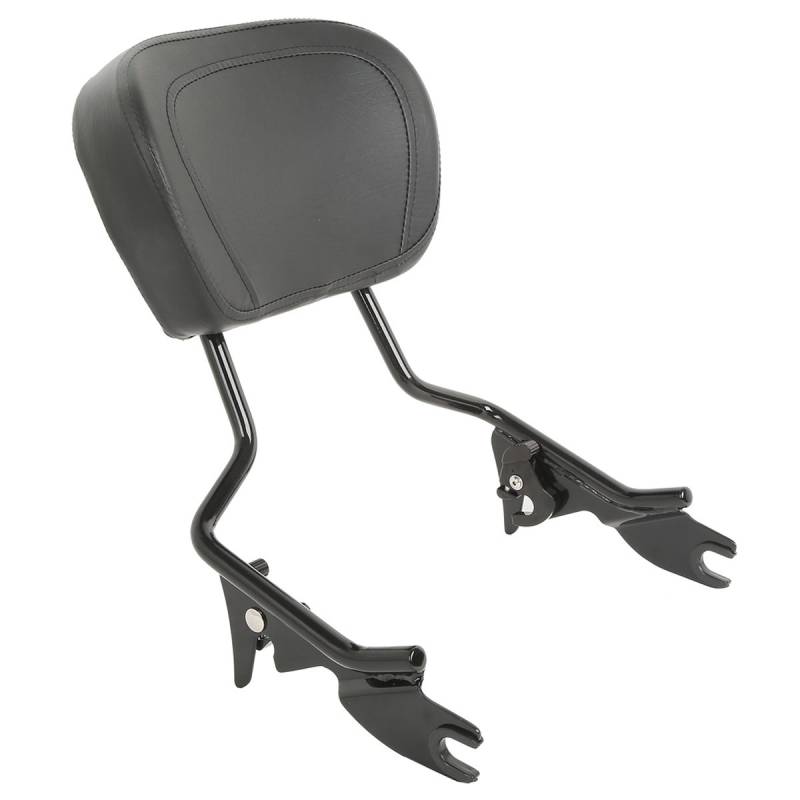 XMT-Moto Detachables Sissy Bar Bügel mit Rückenpolster passend für Harley Road Glide FLTRX Electra Glide Road King ab 2009 von XMT-MOTO