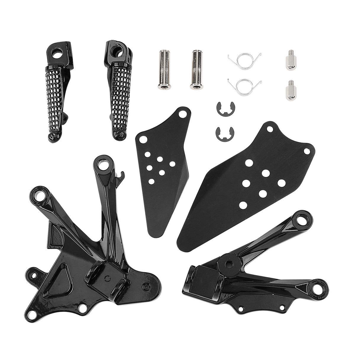 XMT-MOTOR Motorrad Vorne Fußrasten Geeignet für Kawasaki Ninja ZX10R 2006-2010 von XMT-MOTOR