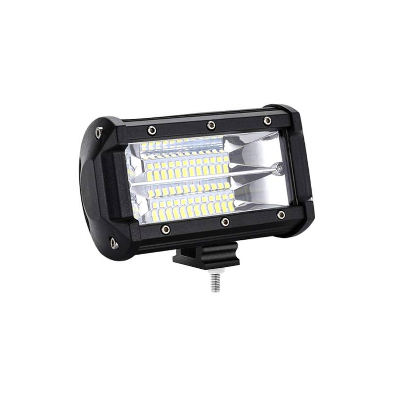 XMTECH 72W LED Arbeitsscheinwerfer Zusatzscheinwerfer Offroad Scheinwerfer 10-30V Kaltweiß Arbeitslicht Wasserdicht IP67 (2 Stück) von XMTECH