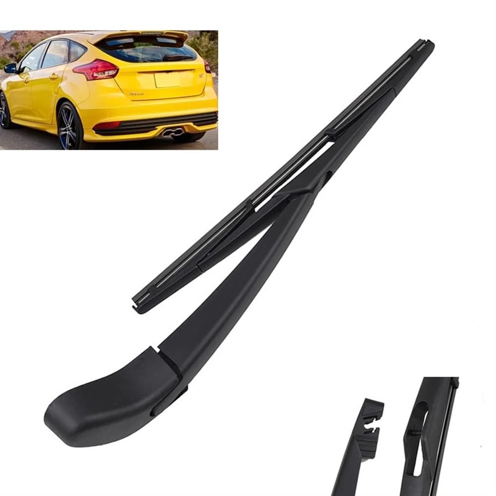 Auto Scheibenwischer für Ford Focus Schrägheck MK 3 2011–2017,Vorne + Hinten Wischer Klingen,Wischblatt Wischerblätter,hervorragende Sicht auf der Straße von XMlgcm