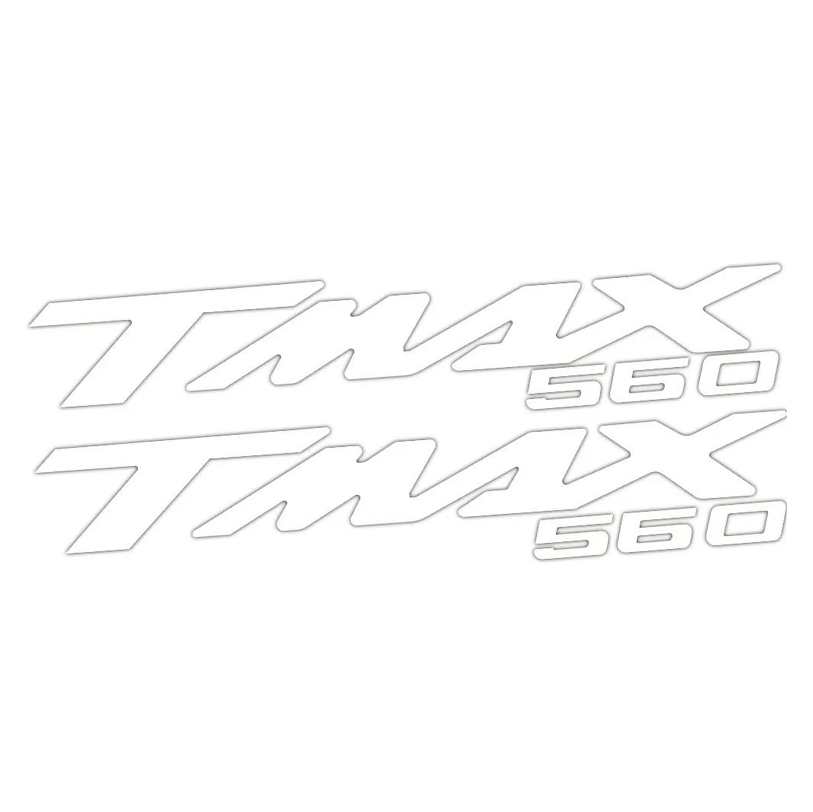 Personalisiert Für Yamaha TMAX500 Xmax530 Xmax560 XMAX530CC ABS Aufkleber Aufkleber Roller Vorderstreifen Körper Logo Set(Natural E3) von XNASU