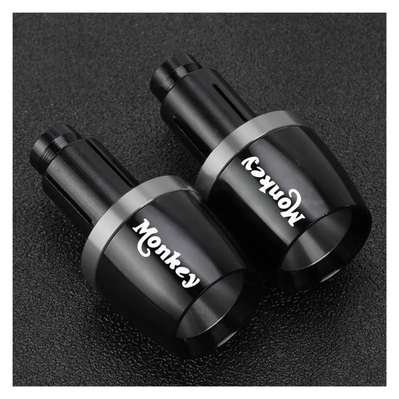 XNASU Einzigartig Für Monkey 125 2018 2019 2020 2021 2022 2023 2024 Zubehör Lenkergriffe Slider Cap Stecker Hand Bar Ends(Gray) von XNASU