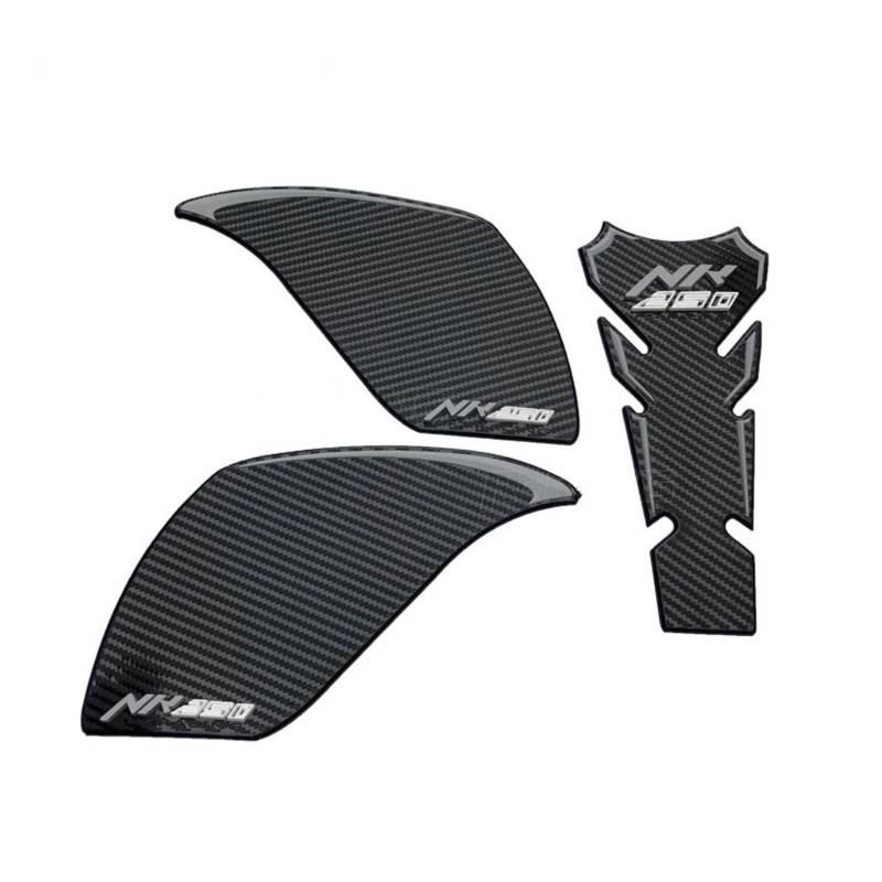 XNASU Personalisiert Für CFMOTO CF 250NK NK250 CF250 NK 250 NK Kraftstoff Tank Pad Aufkleber Seite Knie Grip Aufkleber(Black 1A) von XNASU