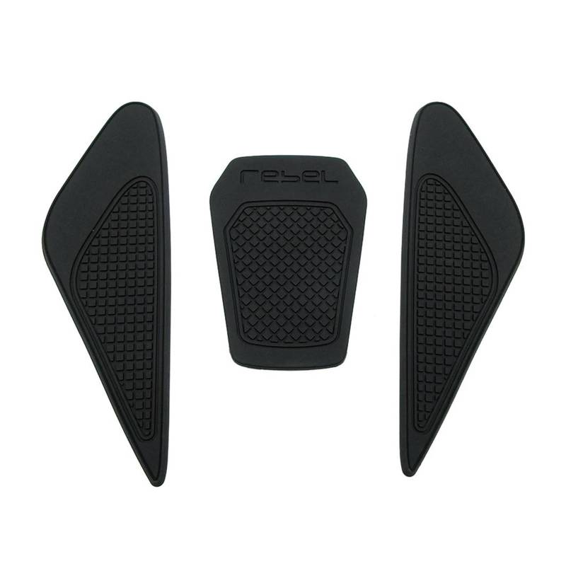 XNASU Personalisiert Für Honda cm 300 CM500 CMX500 Tank Pad Anti Slip Pad Schutz Aufkleber Aufkleber(Black A) von XNASU