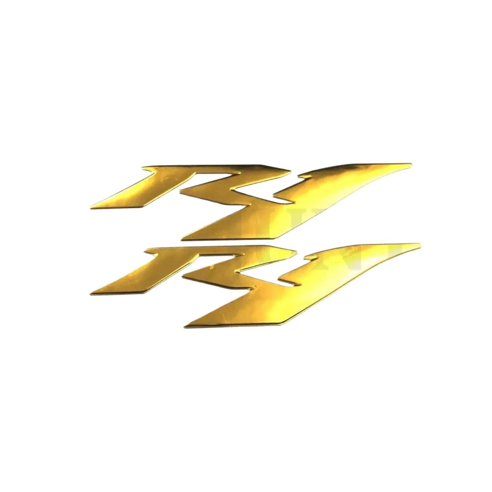 XNASU Personalisiert Für Yamaha YZF R1 YZFR1 YZF1000 R1 2000-2007 2008 2015 3D Logo Aufkleber Abzeichen Emblem Aufkleber Racing(Gold) von XNASU