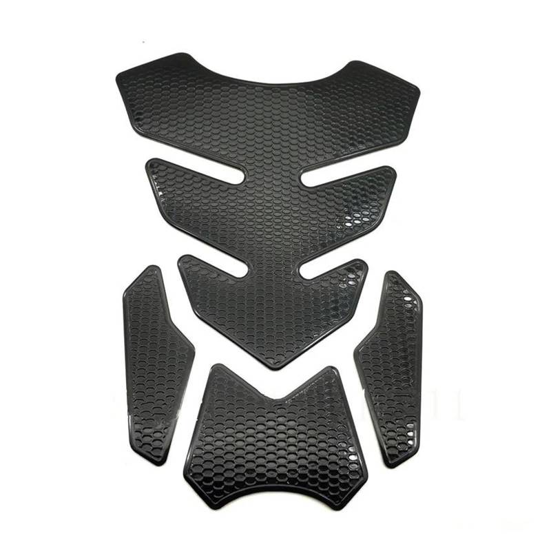 XNASU Personalisiert Motorrad 3D Gas Tank Pad Aufkleber Schutz Dekoration Aufkleber(Black 1) von XNASU