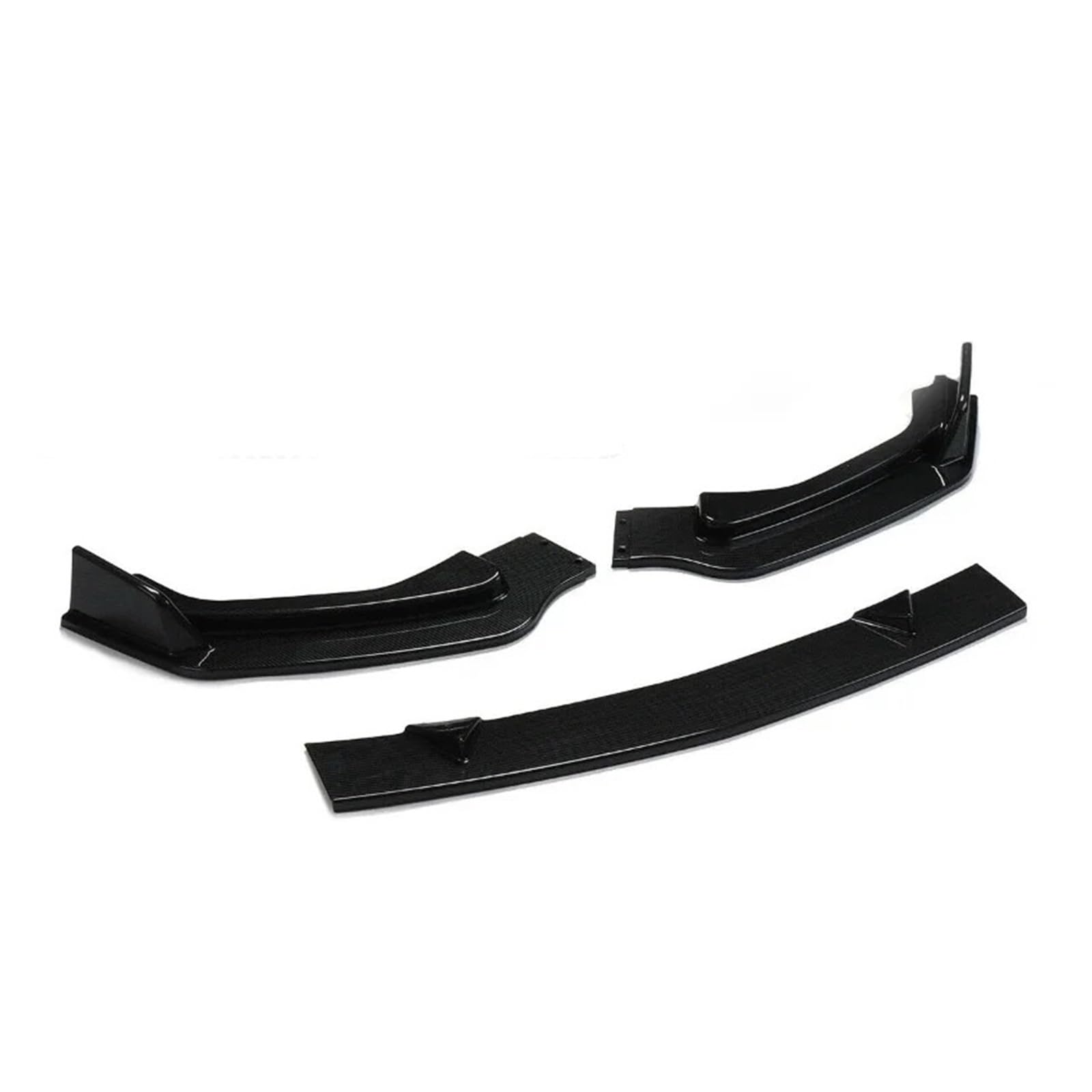 3 teile/satz Auto Vorderen Stoßfänger Lip Spoiler Splitter Kompatibel for Infiniti Q50 2014-2021(Carbon Fiber 14-17) von XNBHZKKRN