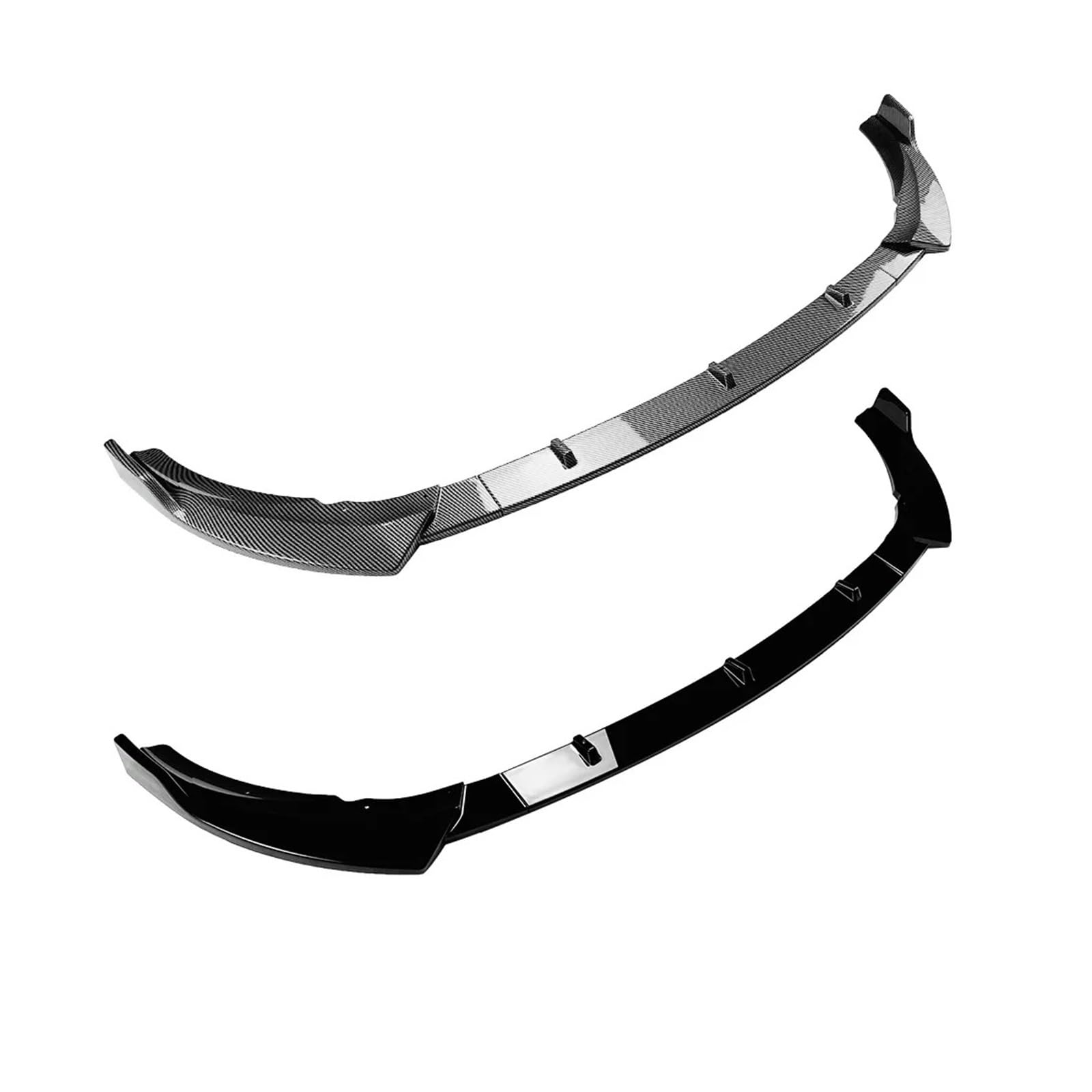 Auto-Frontspoiler C-Klasse W205 C205 S205 C43 Stoßstangenlippensplitter Kompatibel for Benz C180 C200 C300 2019 2020 2021 AMG LCI-Verkleidung(Carbon Look) von XNBHZKKRN