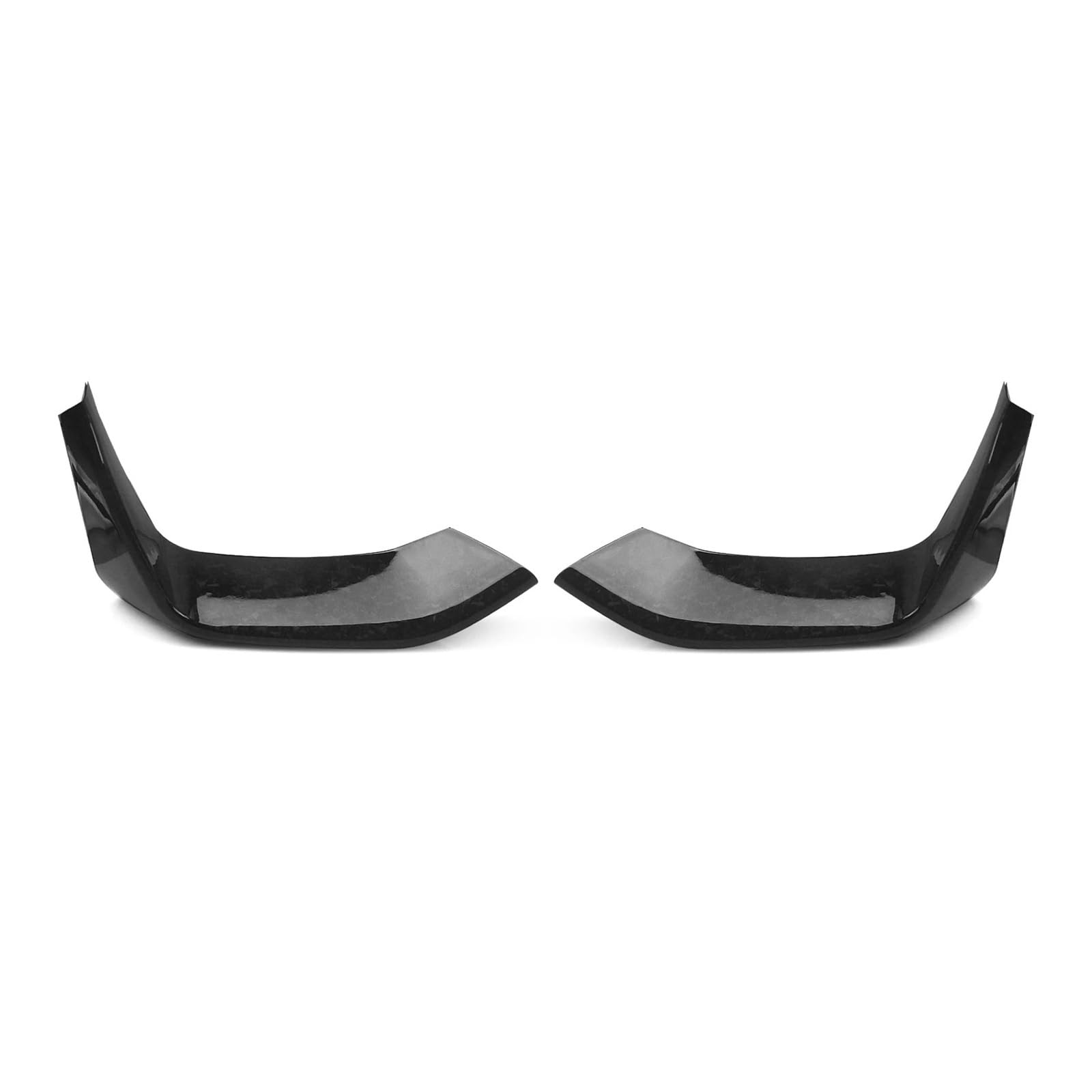 Kompatibel for BMW F80 M3 F82 F83 M4 2015–2020 Frontstoßstange Seitenspoilerabdeckung Lippe ABS Carbon Fiber Look Auto Lufteinlass Entlüftungssplitter Verkleidung(Forged Look) von XNBHZKKRN