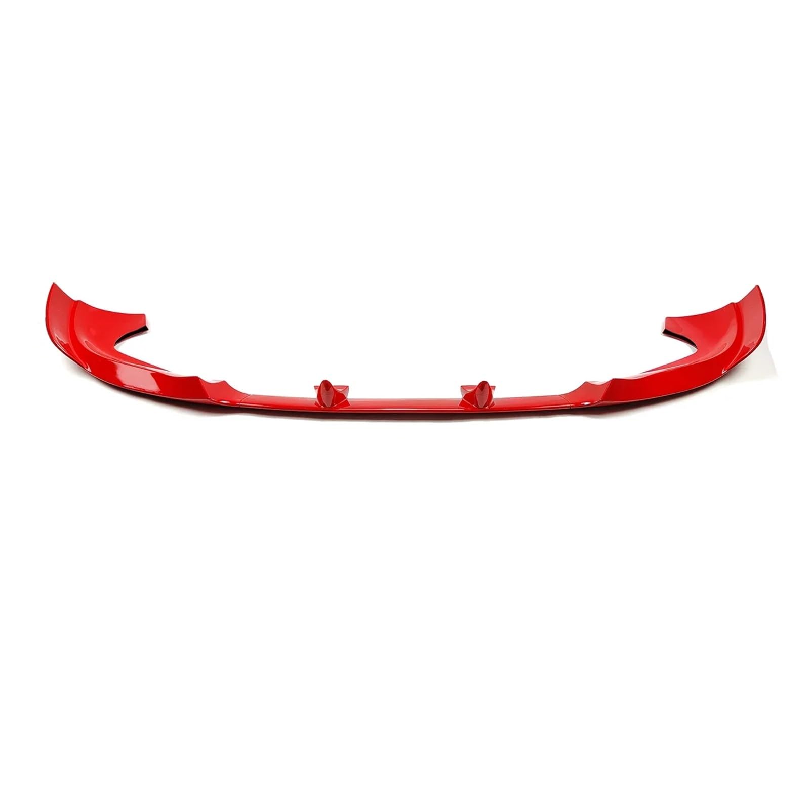 Kompatibel for Jeep Grand Cherokee SRT SRT8 2012–2016, Auto-Frontspoilerlippe, Splitter 2013 2014, Carbonfaser-Stil, glänzend schwarz, matt schwarz(Red) von XNBHZKKRN