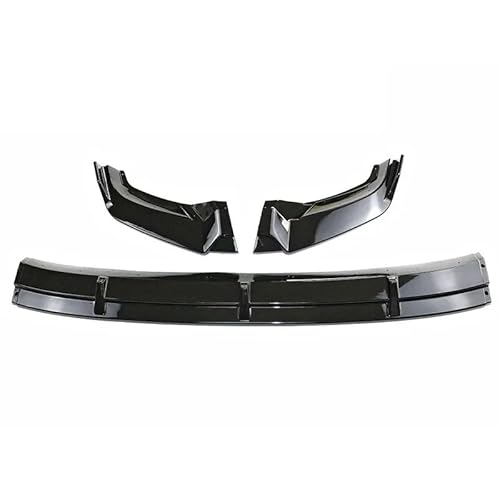 Kompatibel for VW Tiguan L 2017–2020 Auto-Frontspoiler, Frontspoilerlippe, Splitter, Diffusor, PP-Schutzkörper-Kit, Außendekoration(Gloss Black) von XNBHZKKRN