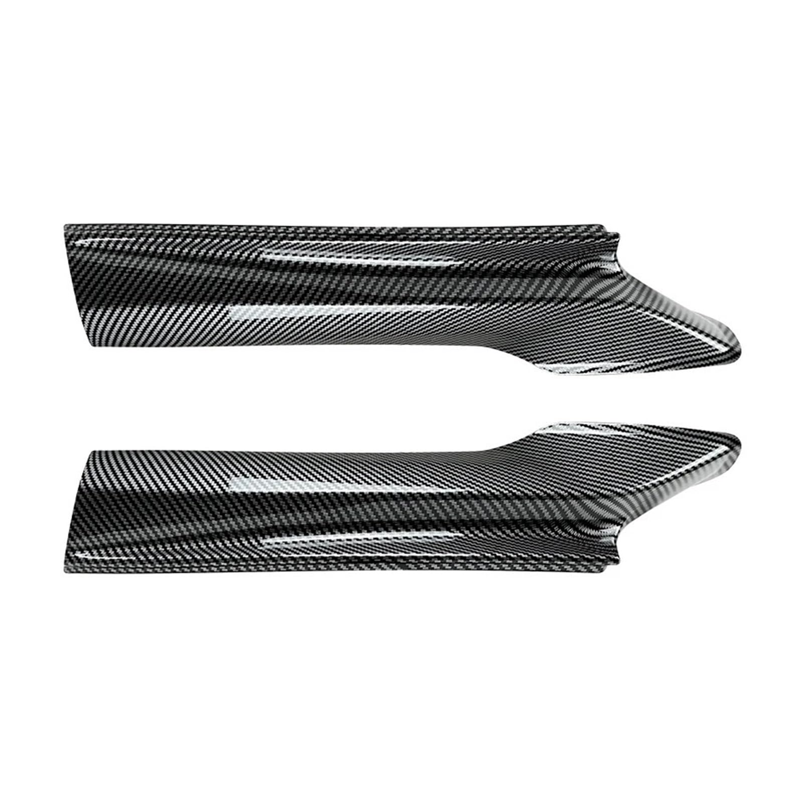 Kompatibel mit BMW Sport Splitter F10 Frontspoilerlippe Nebelscheinwerfer Spoiler Body-Tuning-Kits Kompatibel mit BMW 2010-2016 F11 5er 520i 530i(Carbon Look) von XNBHZKKRN