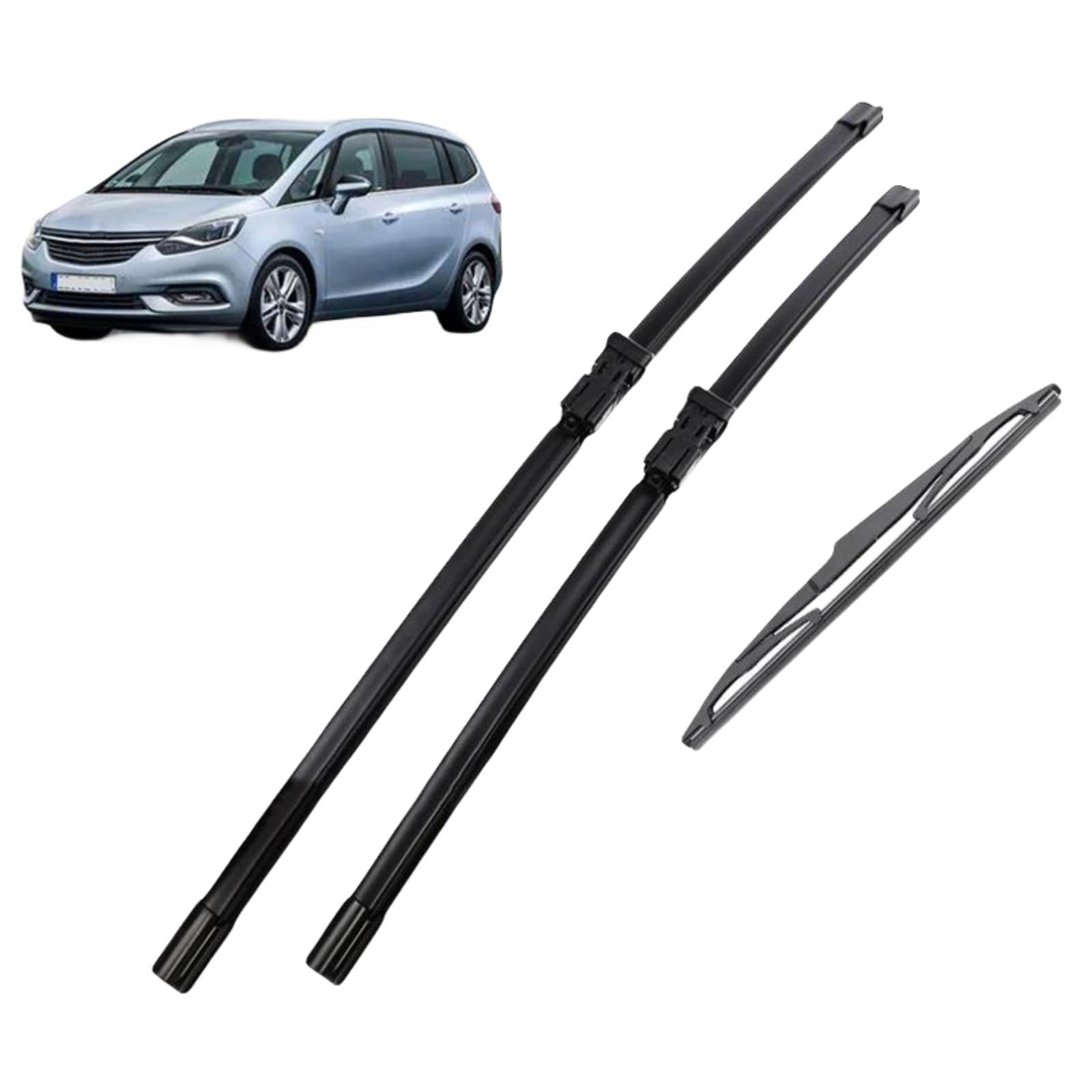 Autowischer Scheibenwischerblätter Vorne Und Hinten Für Opel Zafira Tourer C 2012–2020, 30"+28"+14" Scheibenwischer von XNDLRZXB