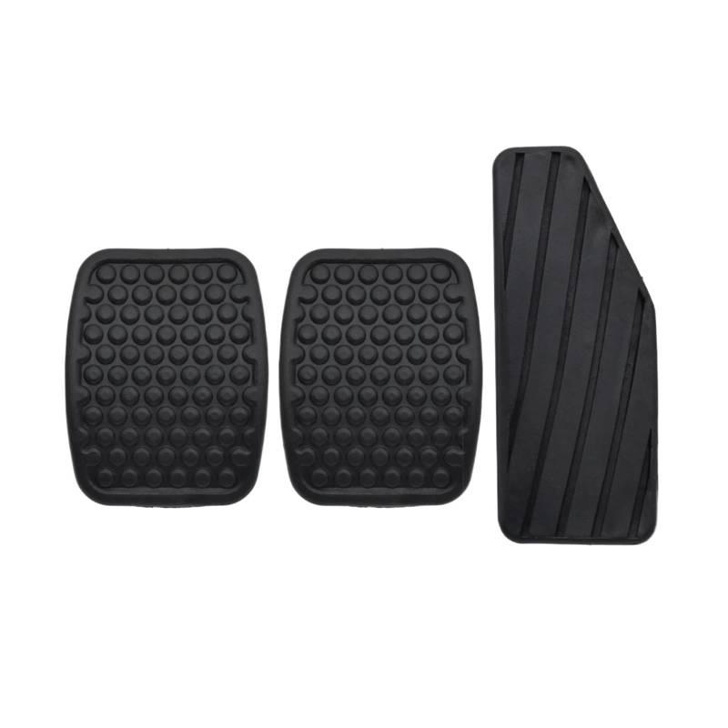 XNFUR 3-teiliges Auto-Bremsen-Kupplungs-Gaspedal, passend for Suzuki, Swift Samurai Sidekick Vitara Tracker Daewoo Matiz Tico, Gummi-Pad-Abdeckungs-Set Bremspedalmatte von XNFUR