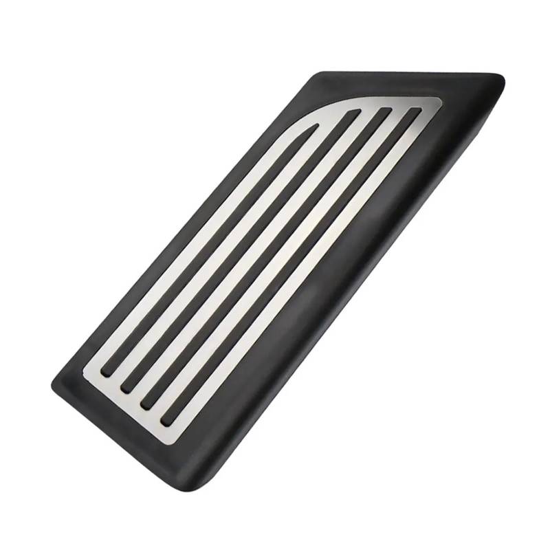 XNFUR Auto-Fußpedalabdeckungen, passend for Modell 3, Y 2016–2021, Gaspedal, Bremsauflage, Pedalauflagen, Modell drei, Edelstahl-Zubehör Bremspedalmatte(1Pc Rest for Model 3) von XNFUR