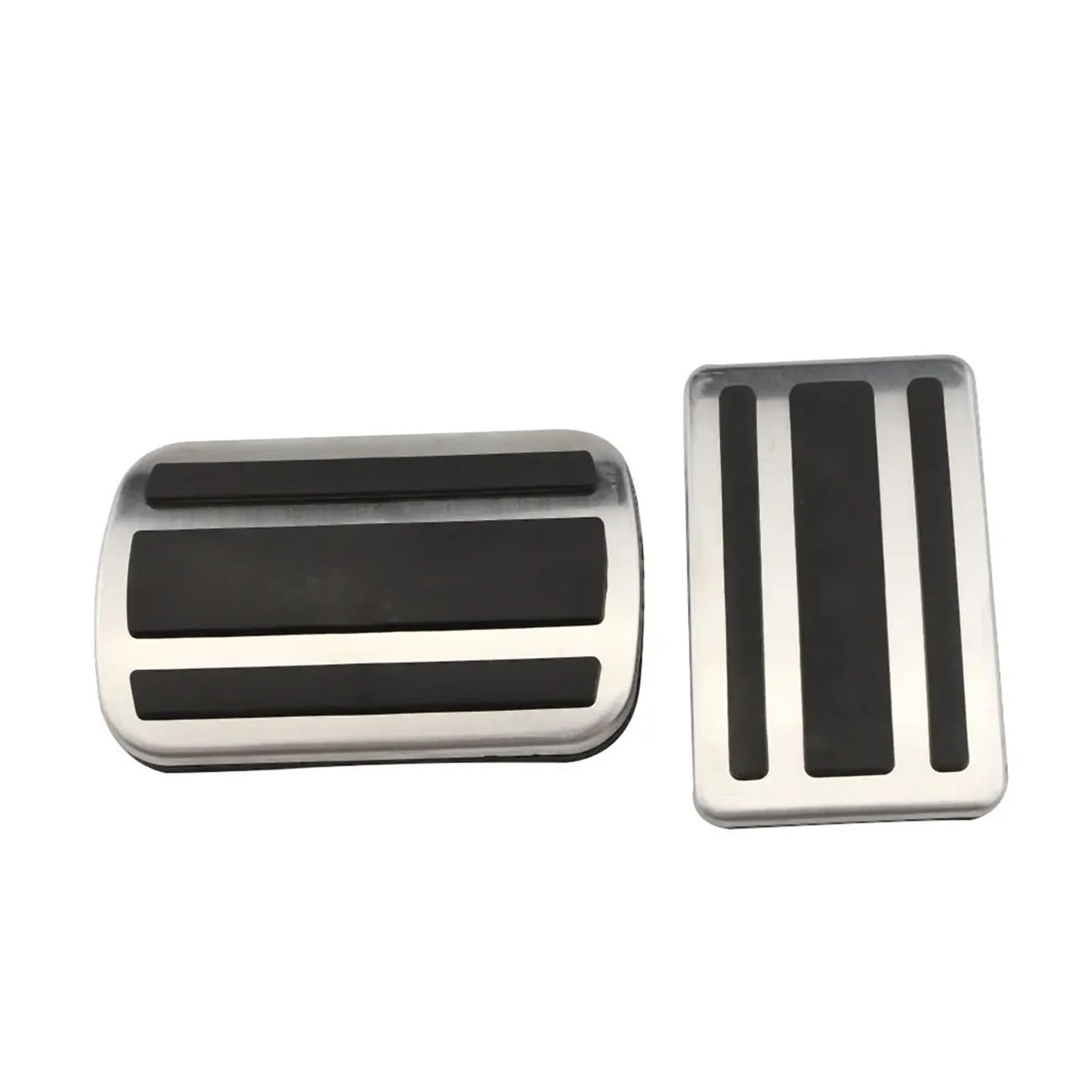 XNFUR Autopedalabdeckung, passend for Peugeot, 3008 GT 2016–2021, 308 2007–2021, 408 2010–2021, 4008 5008, Bremspedalzubehör, Edelstahl Bremspedalmatte(AT) von XNFUR