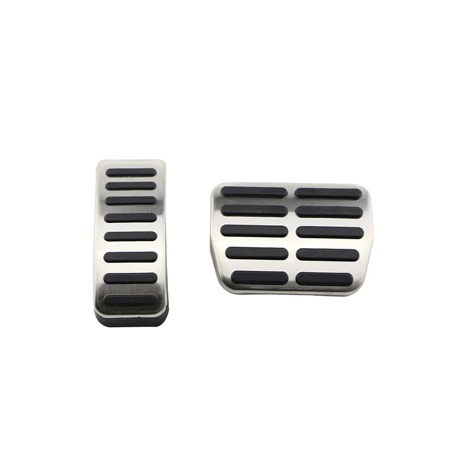 XNFUR Bremspedalabdeckung, passend for Seat, Ibiza 6K 6L 6J Arosa Cordoba 6K 6L Leon Toledo 1M Edelstahl MT AT Pedale Bremspedalmatte(AT 2 Pieces) von XNFUR