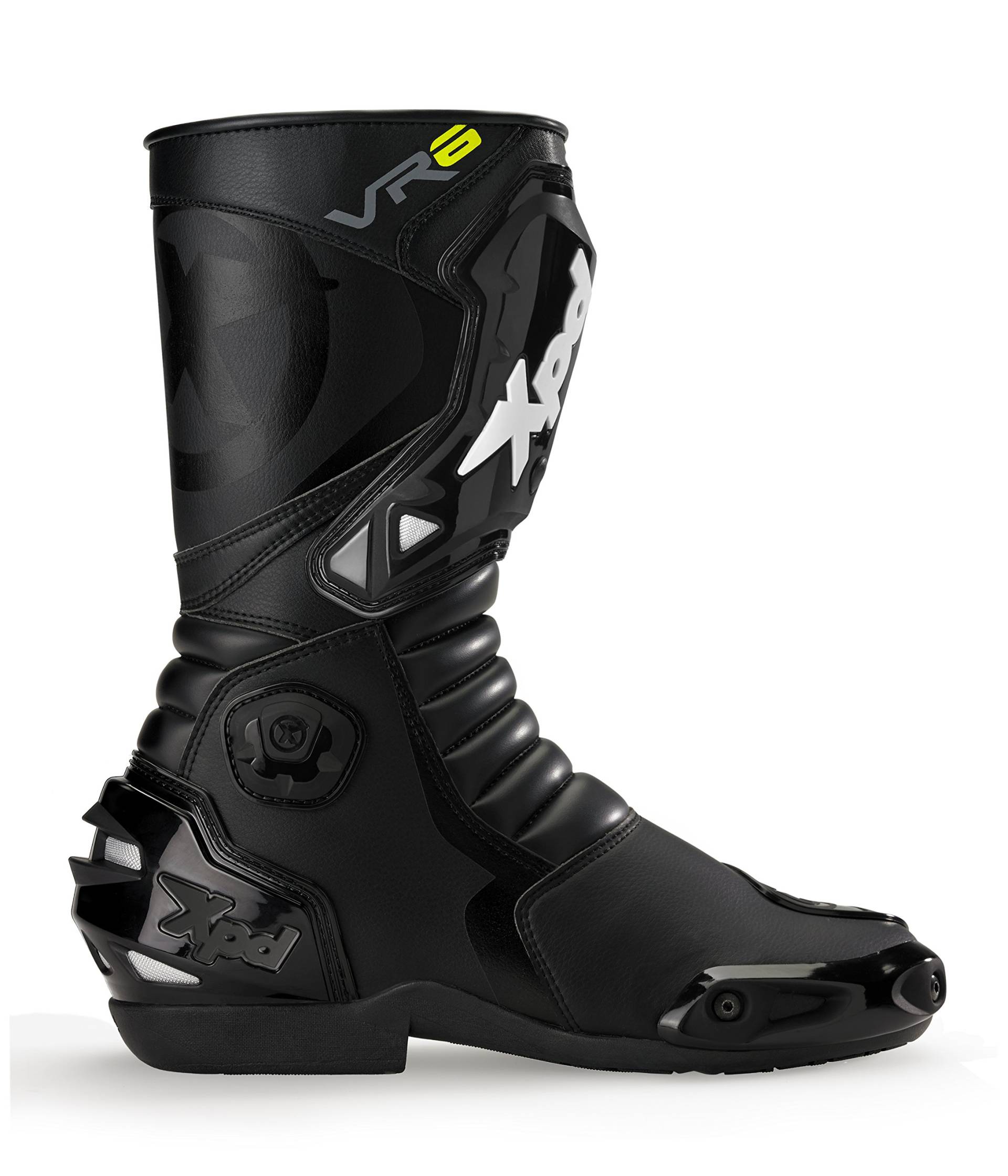 Xpd Sportmotorradstiefel VR 6, Schwarz, 38 von XPD