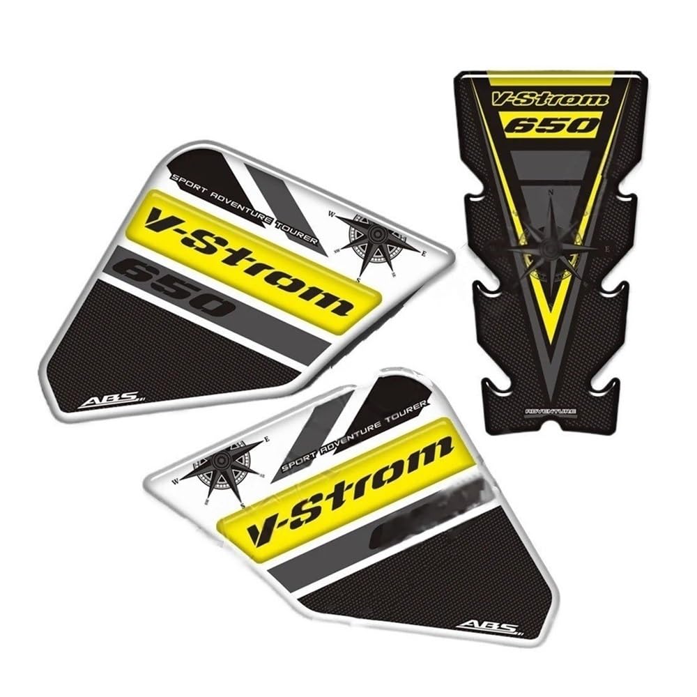 Zubehör Tankpad Protector Aufkleber Für Su&zuki V Strom VSTROM DL 650 XT 650XT Motorrad Tank Pad Aufkleber Seite Heizöl Aufkleber Anti-Scratch Dekorative Schutz von XPGHYIU