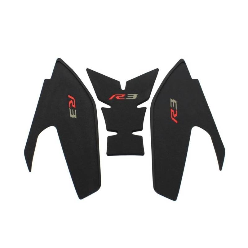 Zubehör Tankpad Protector Aufkleber Für Ya&maha YZF R3 R3 2019-2023 Motorrad Zubehör Tank Pad Schutz Aufkleber Aufkleber Tank Anti-rutsch Aufkleber von XPGHYIU