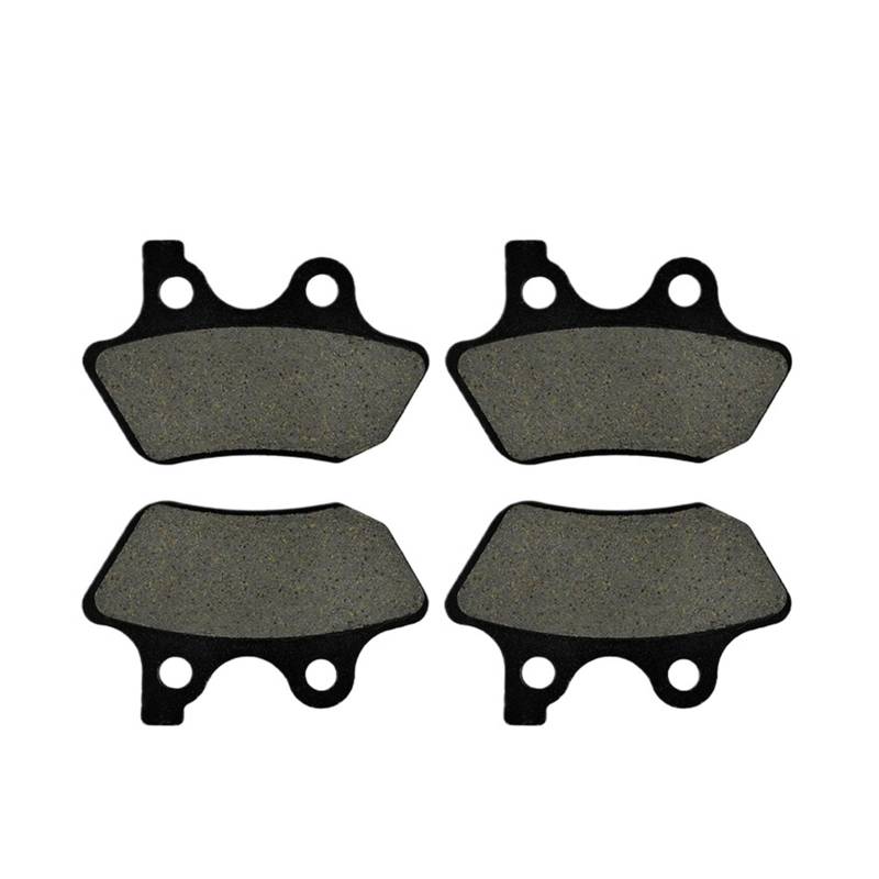 Motorrad-Bremsbeläge vorne + hinten for 2000–2007, schwarzes Halbmetall-Scheibenbremsbelag-Set von XPMKSHAM