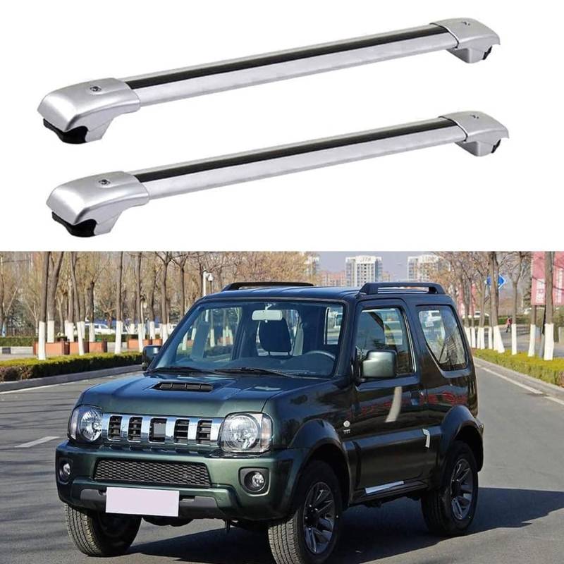 Dachgepäckträger-Querträger kompatibel für Suzuki Jimny 1998-2008 2009 2010 2011 2012 2013 2014 2015 2016 2017 2018, Dachreling-Querträger, Dachgepäckträger von XPZBTV