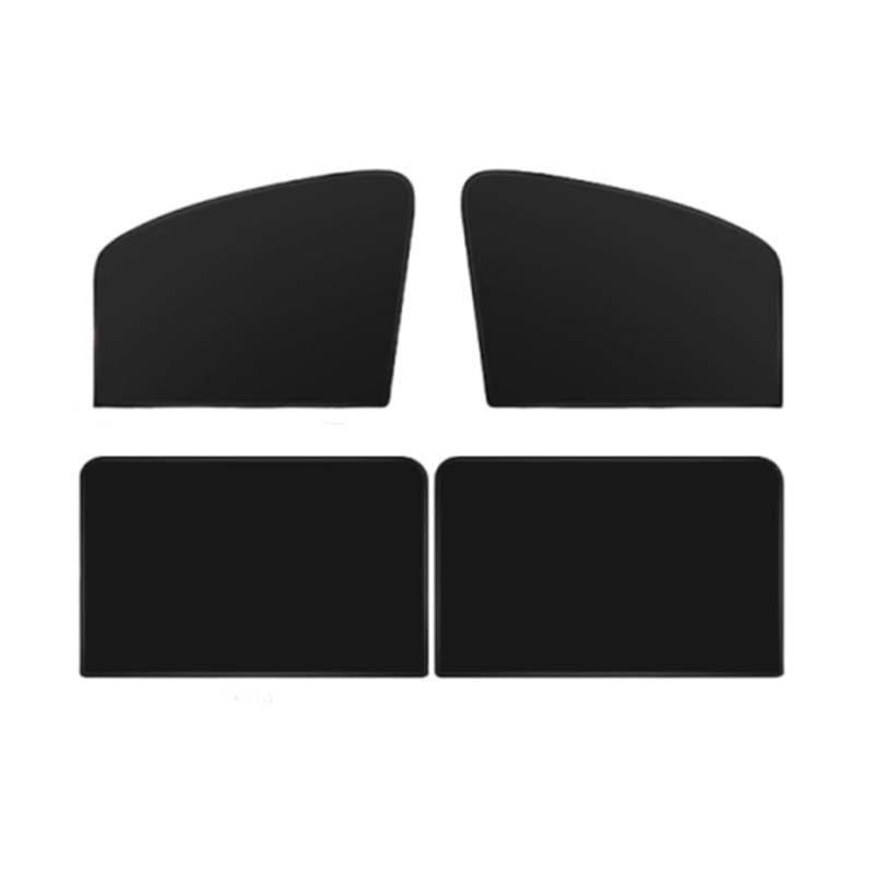 Auto Sonnenschutzvorhang für OPEL Vauxhall Corsa E 2014-2019, Sonnenschutz und Wärmedämmung Vorhang Autozubehör,A-4 pcs Side Windows von XQHZFDPX