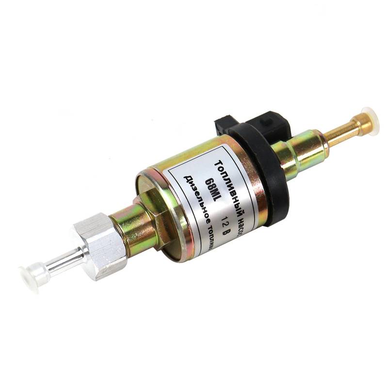 12V-68ML Kraftstoffpumpe Ölpumpe Heizungspumpe Dosierpumpe, Auto Luft Diesel Parkplatz Öl Kraftstoff Pumpe Heizung for 2-8KW Webasto Eberspacher (12V-68ml) von XQZMD