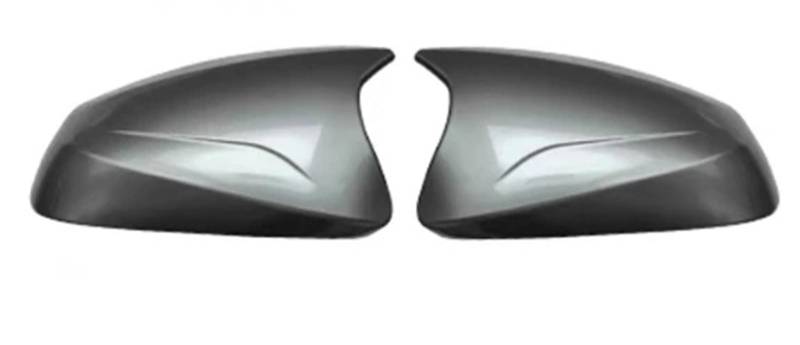 Außenspiegelgehäuse Spiegelkappen Für Lexus RX 2016-2022 NX 2015-2022 Auto Rückspiegel Abdeckung Trim Horn ABS Seite Rückspiegel Shell Cap(Titanium Silver) von XRUKGUO