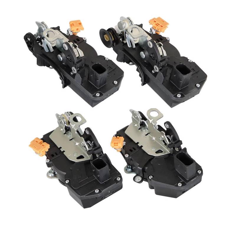 Autotürschloss 4Pcs Türschloss Antrieb Ersatzteile 25876389 Für GMC Für Sierra Für Yukon Ersatz Türschloss Antrieb 25876389 18,8x9,65x8,38 cm Zentralverriegelung Stellelement von XRUKGUO