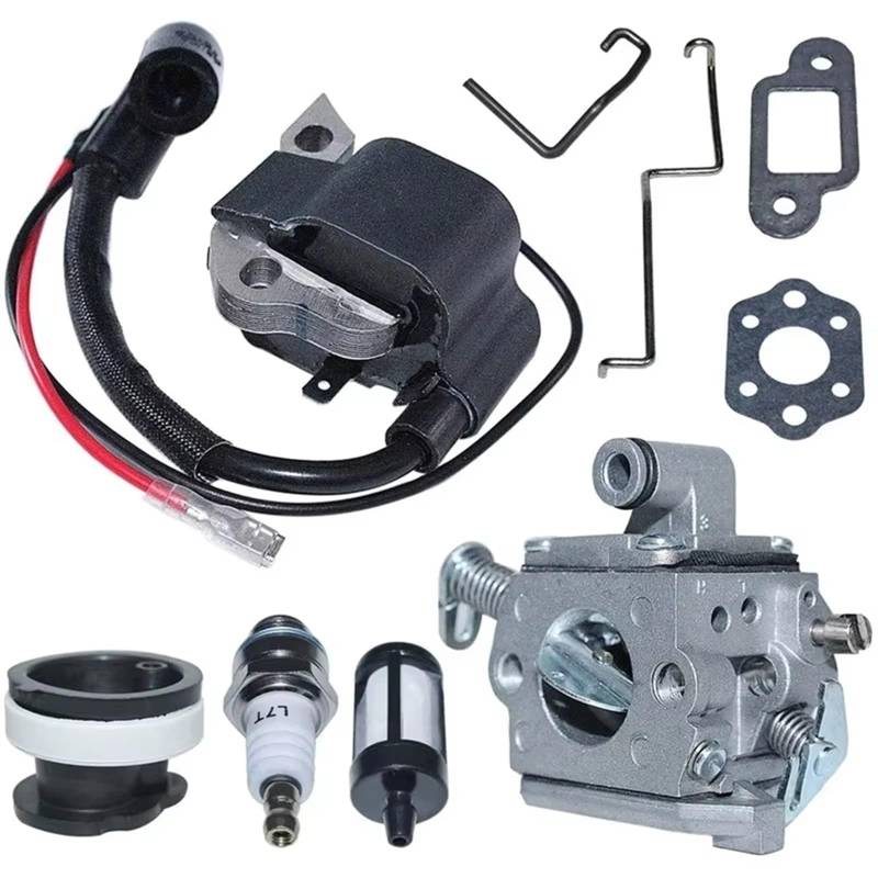 CDI Zündspule 1 Set C1Q S57B Vergaser Zündspule Kit Für 017 018 MS170 MS180 Kettensäge Ersetzen 1130 120 0603 Zama C1Q S57B Zündungen von XRUKGUO