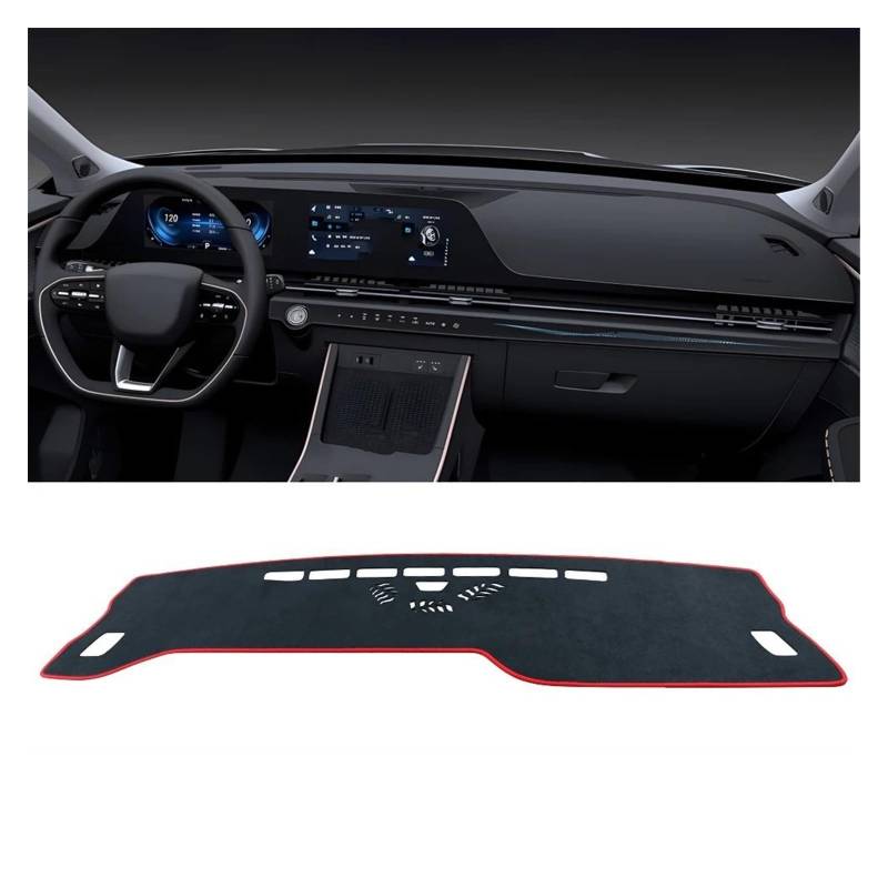 Car Dashboard Cover Mat Für Chery Für Omoda Für C5 2022 2023 2024 Für Omoda 5 Auto-Armaturenbrett-Abdeckung Instrument Schreibtisch Sonnenschutzmatte Armaturenbrett Rutschfeste Unterlage Armaturenbret von XRUKGUO