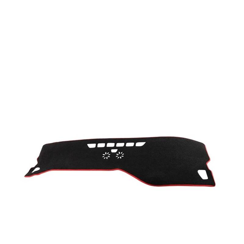 Car Dashboard Cover Mat Für Chery Für Tiggo 8 Pro Für Max Für Hybrid 2021-2023 Auto-Armaturenbrett-Matten Sonnenschutzpolster Abdeckung Instrumententafel-Teppiche Armaturenbrett Matte(A Red Side) von XRUKGUO