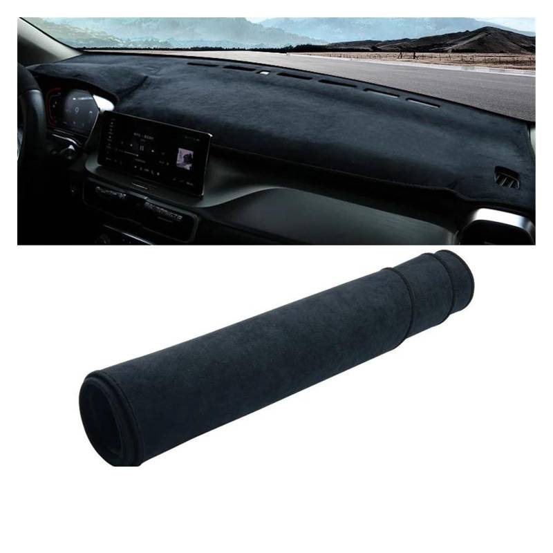 Car Dashboard Cover Mat Für Geely Für Coolray Für SX11 2019 2020 2021 2022 2023 Auto Armaturenbrett Abdeckung Matte Instrumententafel Teppich Rutschfeste Unterlage DashMat Armaturenbrett Matte(B Black von XRUKGUO