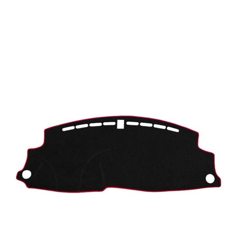 Car Dashboard Cover Mat Für HR-V 2014 2015 2016 2017 2018 2019 2020 Für HRV Für HR V Auto-Armaturenbrett-Abdeckung, Rutschfester Teppich Armaturenbrett Matte(A LHD Red Side) von XRUKGUO