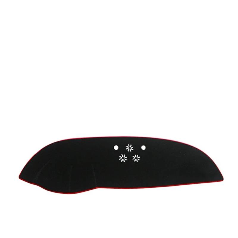 Car Dashboard Cover Mat Für Kia Für Sorento 3 Für UM 2015 2016 2017 2018 2019 2020 Auto Armaturenbrett Abdeckung Matte Sonnenschutz Pad Instrumententafel Teppiche Armaturenbrett Matte(A LHD Red Side) von XRUKGUO